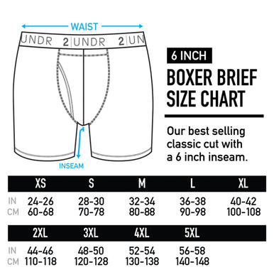 2 UNDR Printed Swing Shift Briefs 3PK