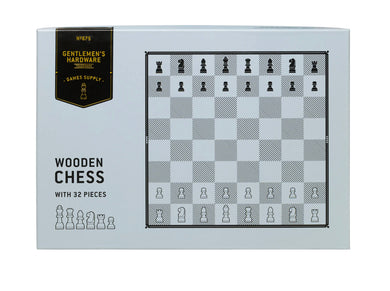 Gentlemen’s Hardware Wooden Chess Set