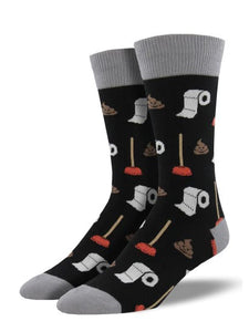 Socksmith Men's Graphic Cotton Crew Socks