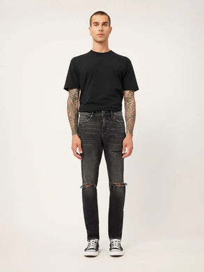 DL1961 Theo Relaxed Tapered Nightshade Distressed Denim